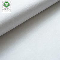 Tissue jersey organique de couleur unie reinweiß
