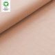 Tissue jersey organique de couleur uniemacadamia (GOTS)