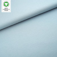 Tissue jersey organique de couleur uniegletscher (GOTS)