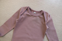 Tissue jersey organique de couleur unie woodrose