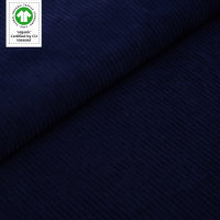 Tissue nicky cord organique marineblau