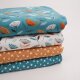 Tissue jersey organique Retro Mini everglade