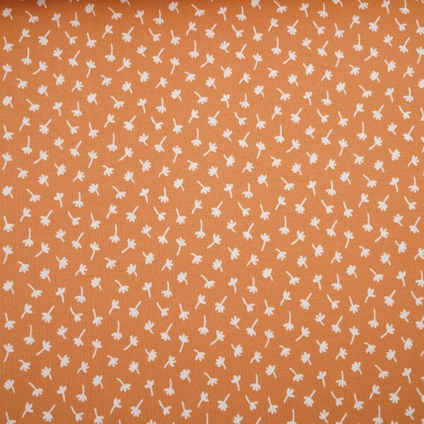 Tissue jersey organique Retro Mini herbstgold