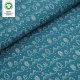 Tissue jersey organique Tannenwald blau (GOTS)