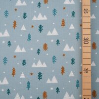 Biojersey Winterwald blau