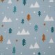 Biojersey Winterwald blau