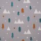Tissue jersey organique Winterwald grau