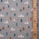 Tissue jersey organique Winterwald grau