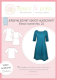 Papierschnittmuster lillesol women No.22 Jerseykleid mit Uboot-Ausschnitt