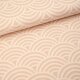 Tissue jacquard organique Rainbow macadamia