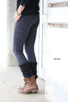 Organic jacquard Rainbow schwarz