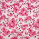 Tissue jersey organique Kirschblüten weiß