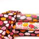 Tissue jersey organique Pfingstrosen weiß