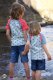 Organic jersey Anker blau