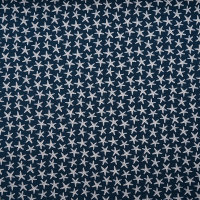 Tissue jersey organique Starfish blau