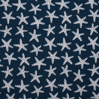 Organic jersey Starfish blau