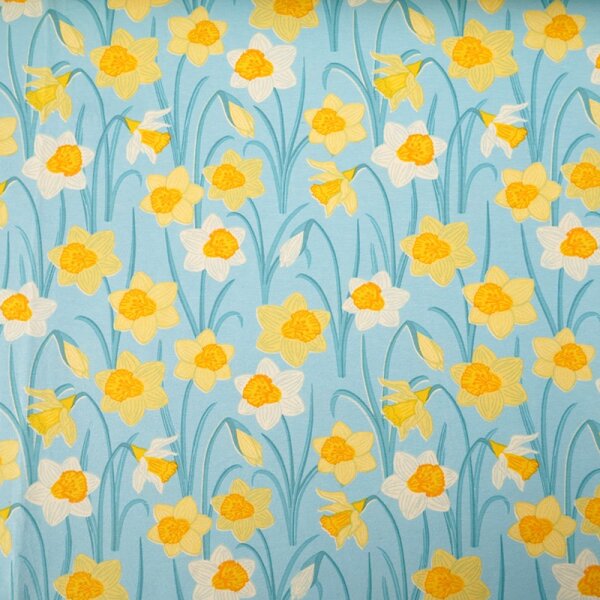 Organic jersey Narzissen