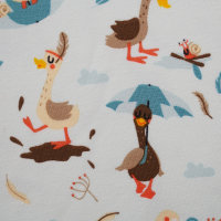 Tissue jersey organique Mud Ducks (GOTS)