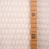 Organic summer knit Bubbles offwhite