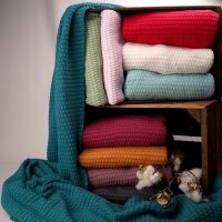 Organic summer knit Bubbles zartrosa