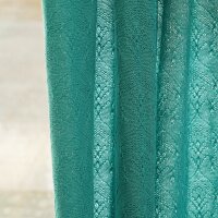 Organic summer knit Blüten himbeer