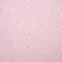 Organic summer knit Blüten zartrosa (GOTS)