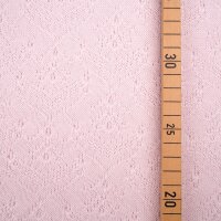 Tricot dété organique Blüten zartrosa