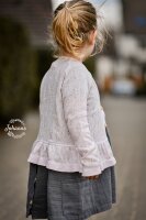 Tricot dété organique Blüten zartrosa