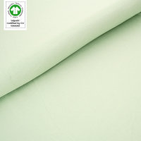 Tissue jersey organique de couleur unie pastellgrün