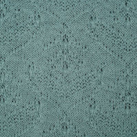 Organic summer knit Blüten staubgrün (GOTS)