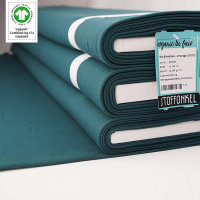 Tissue bord-côte organique smaragd
