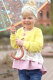 Tricot dété organique Bubbles zartgelb