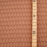 Organic summer knit Bubbles taupe (GOTS)
