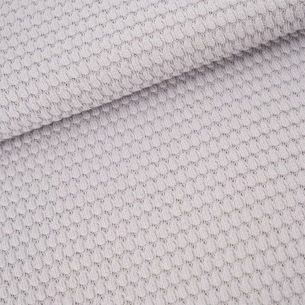 Organic summer knit Bubbles grau