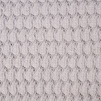Organic summer knit Bubbles grau