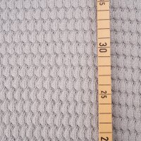 Organic summer knit Bubbles grau