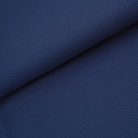 Tissue Waffeljacquard organique china blue (GOTS)