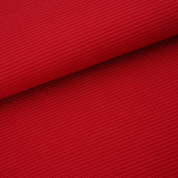 Organic Waffeljacquard kirsch