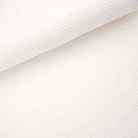 Tissue Waffeljacquard organique offwhite (GOTS)