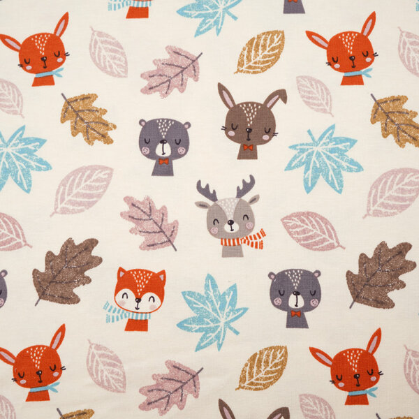 Organic jersey Woodland friends