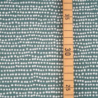 Tissue jersey organiqueDotted Line staubgrün (GOTS)