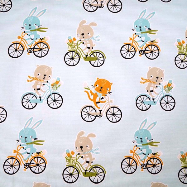 Tissue jersey organique Friends on bikes