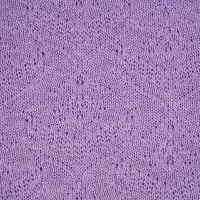Organic summer knit Blüten lavendel (GOTS)