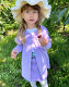 Tissue nicky cord organique lavendel