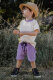 Tissue nicky cord organique lavendel
