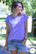 Organic jersey plain dyed lavendel