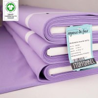 Tissue bord-côte organique lavendel