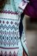 Tissue jacquard organique Cosy Winter blau