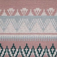 Tissue jacquard organique Cosy Winter pastell (GOTS)