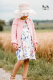 Tissue jersey organique de couleur unie peach rose